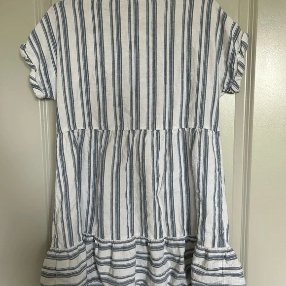 Southern Tide White and Blue Ruffled Sundress - Picture 4 of 4